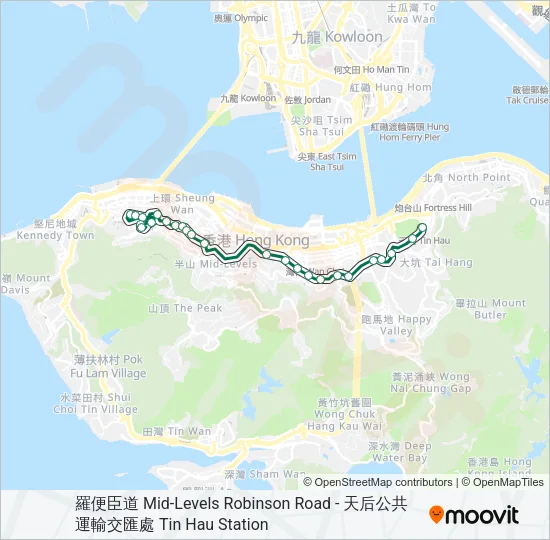 56B Bus Line Map