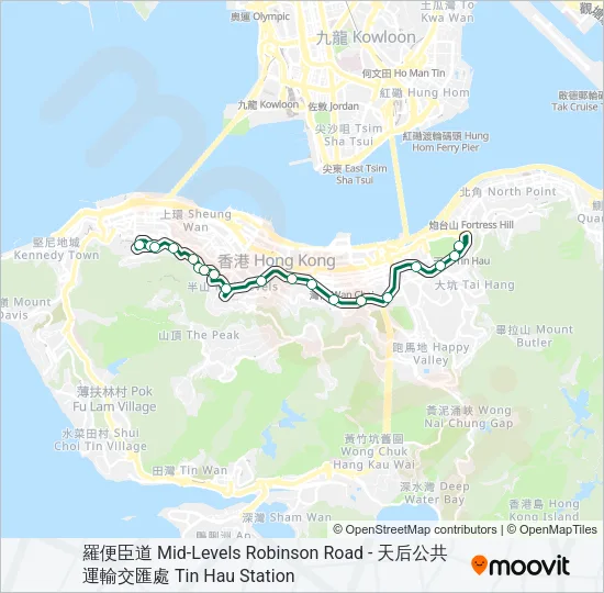 56B Bus Line Map