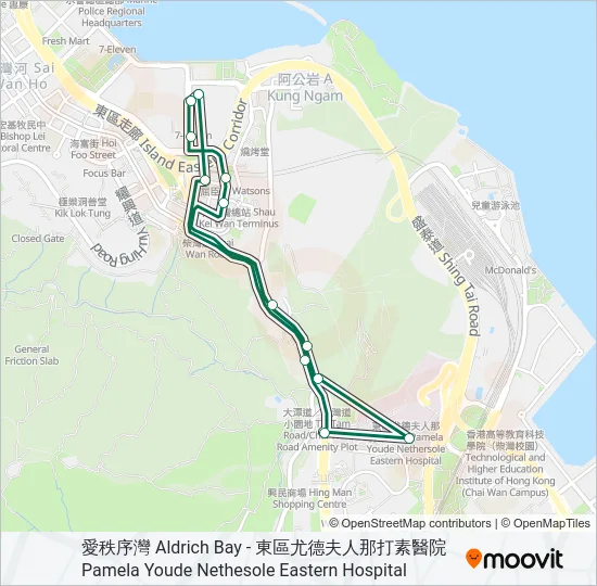 66A Bus Line Map