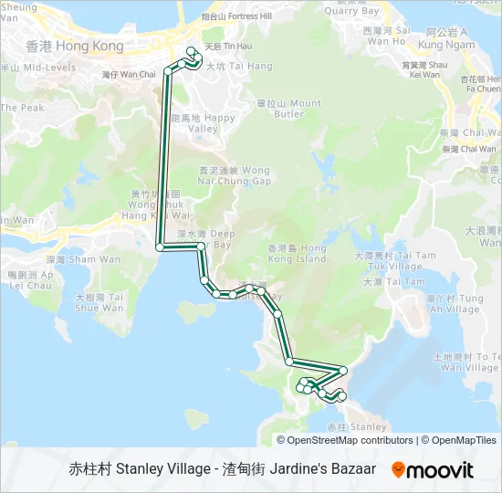 N40 Bus Line Map