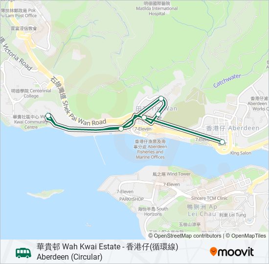 N51S bus Line Map