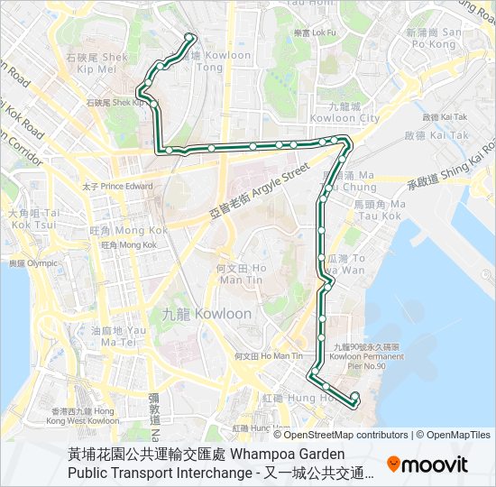巴士2的線路圖