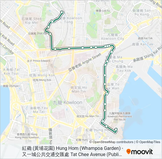 2 Bus Line Map