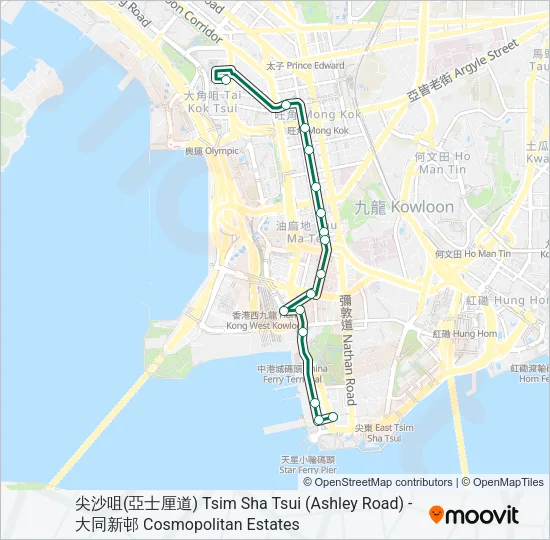 3 Bus Line Map