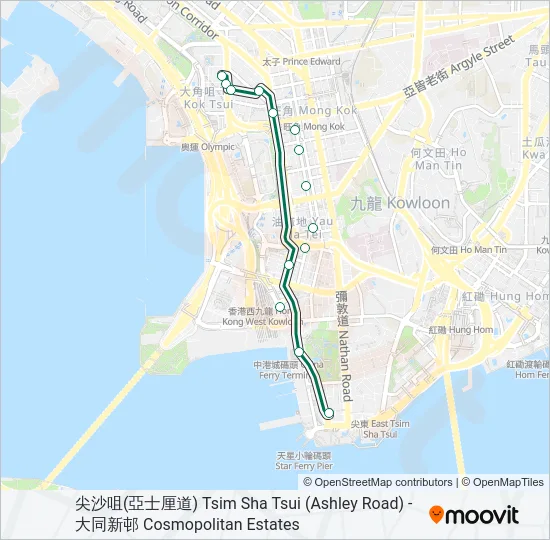 3 Bus Line Map