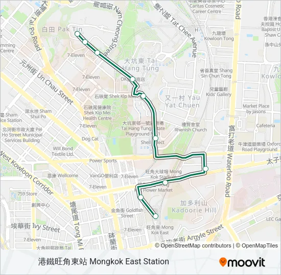 12 Bus Line Map