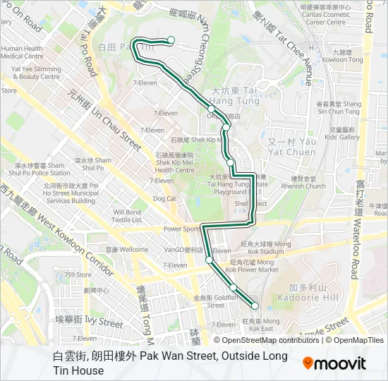 12 Bus Line Map