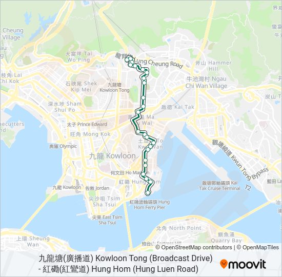 巴士13的線路圖