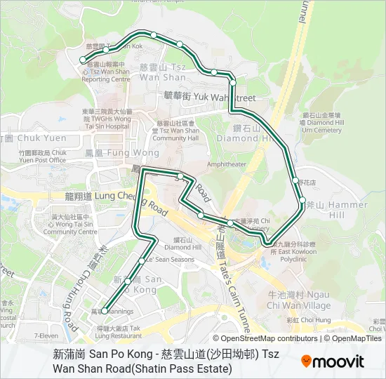 19 Bus Line Map