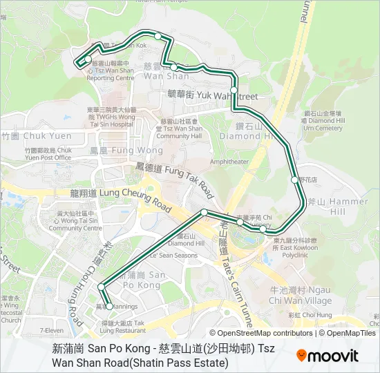 19 Bus Line Map