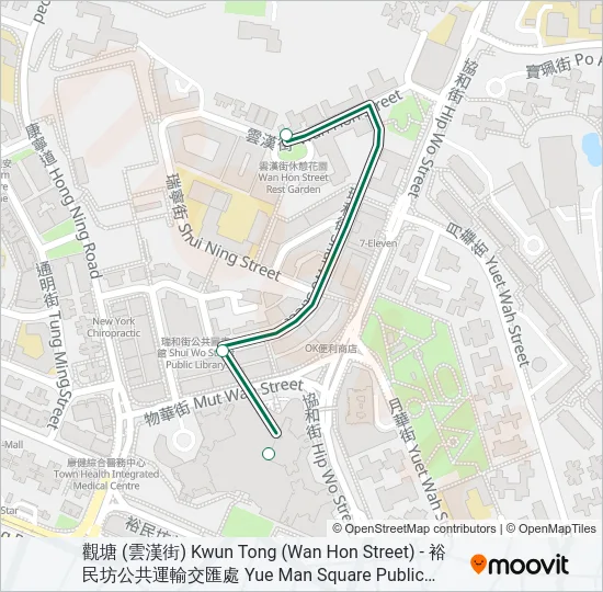 23 Bus Line Map