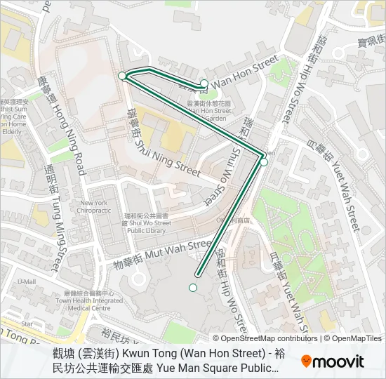23 Bus Line Map