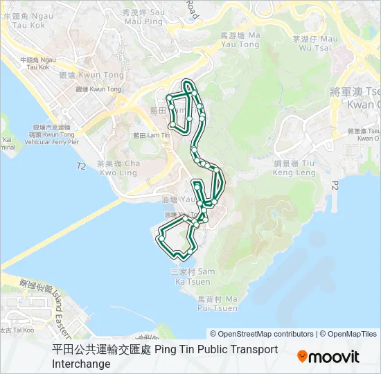 24 Bus Line Map