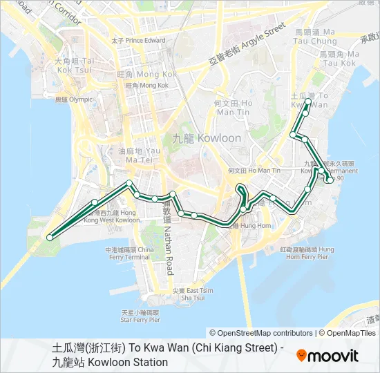 26 Bus Line Map
