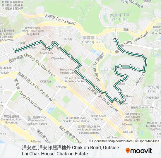 42 Bus Line Map