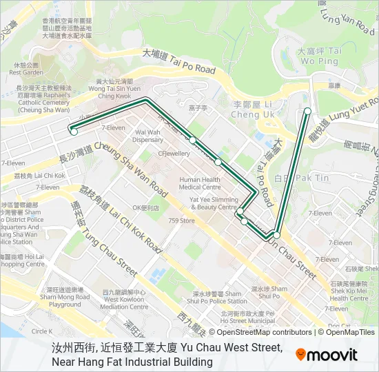 42 Bus Line Map