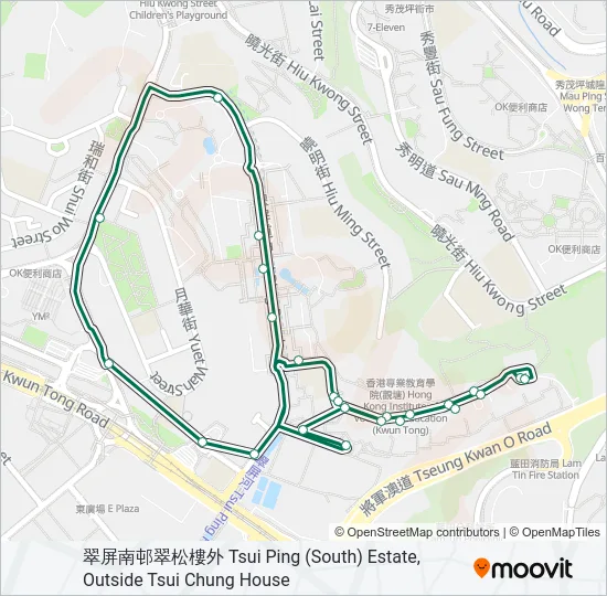 59 Bus Line Map