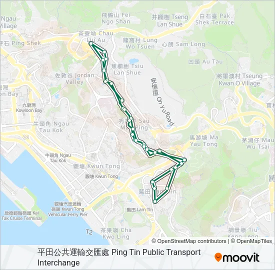 60 Bus Line Map