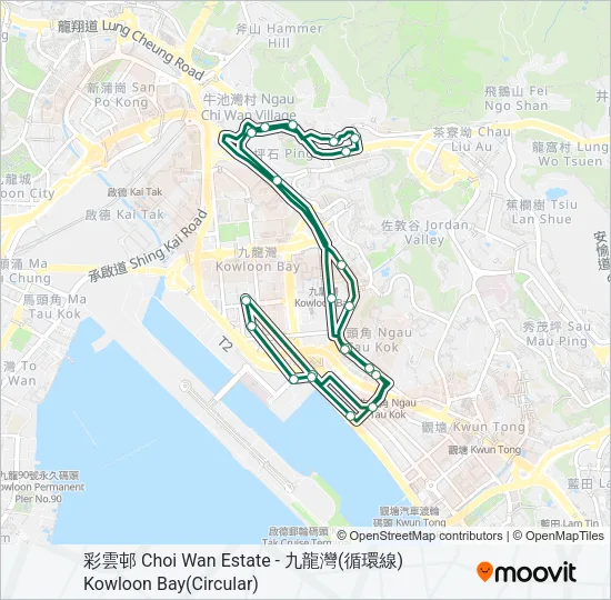 68 Bus Line Map