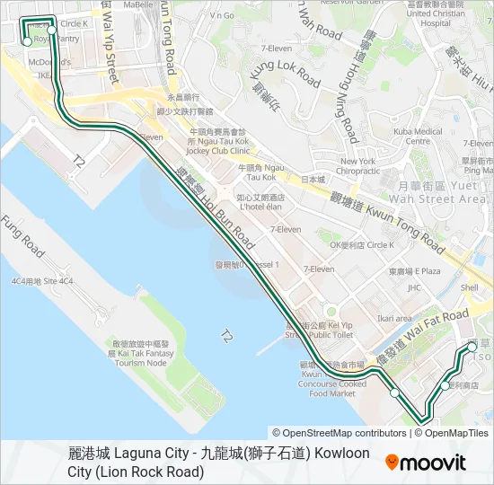 69 Bus Line Map