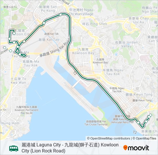 69 bus Line Map