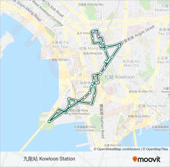 74 Bus Line Map