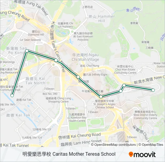 82 Bus Line Map