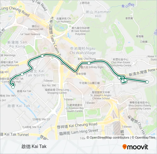 82 Bus Line Map