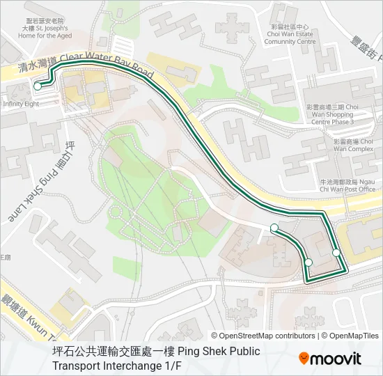 82 Bus Line Map