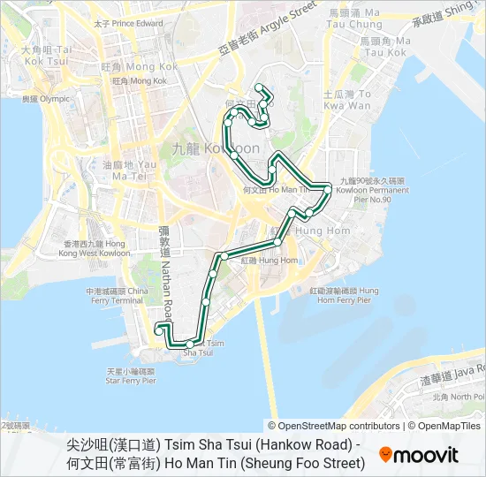 8S Bus Line Map