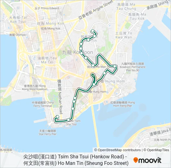 8S Bus Line Map