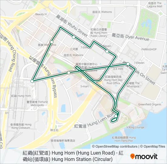 13M Bus Line Map