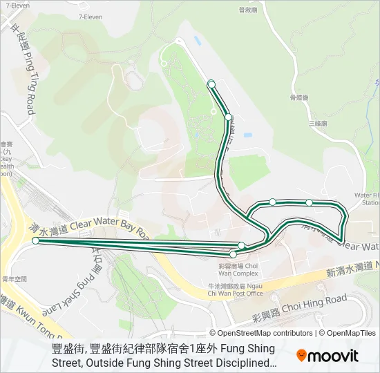 16A Bus Line Map
