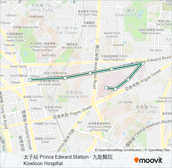 17M Bus Line Map