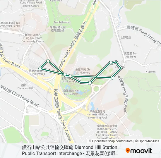 19A Bus Line Map