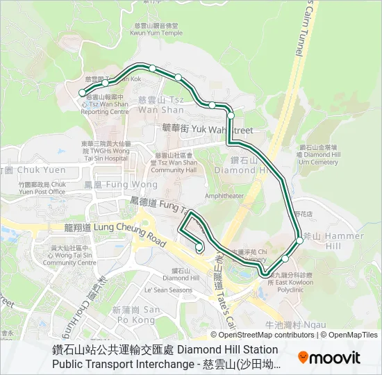 19M Bus Line Map