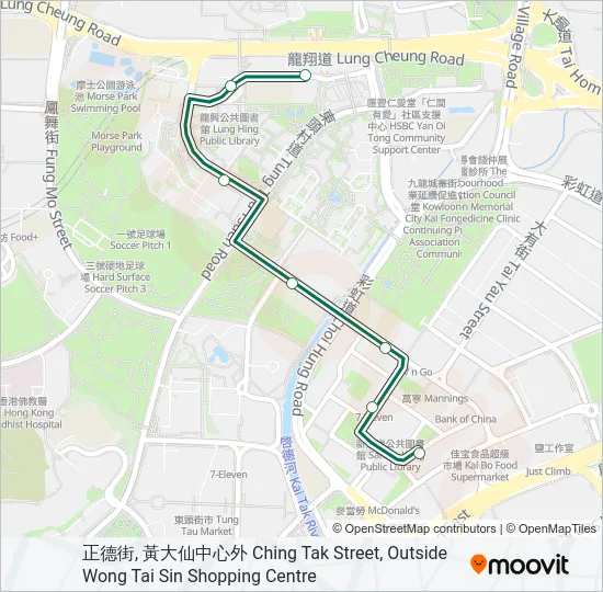 20M Bus Line Map