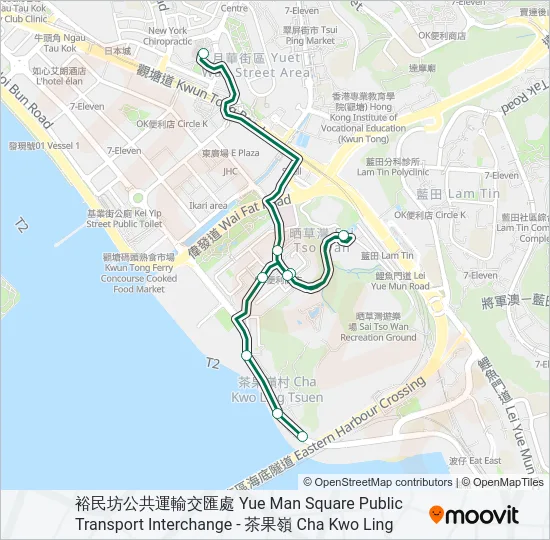 23B Bus Line Map