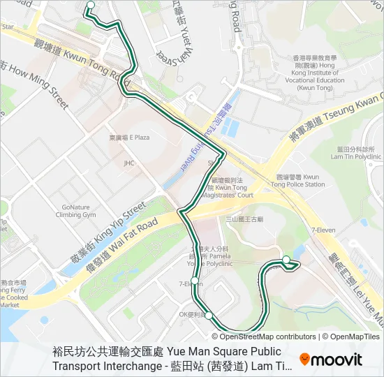 23M Bus Line Map