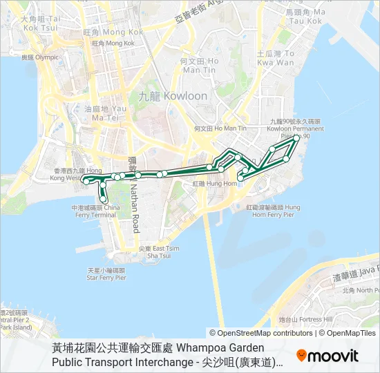 26A Bus Line Map