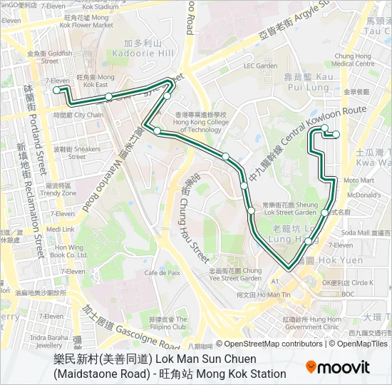 27M Bus Line Map