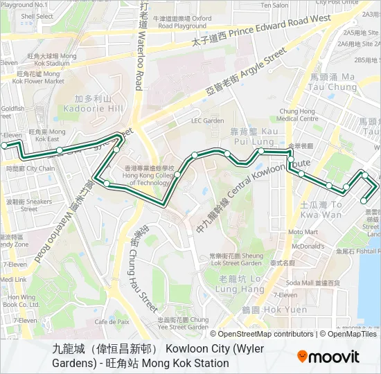 28M Bus Line Map