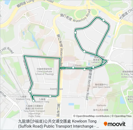 29A Bus Line Map