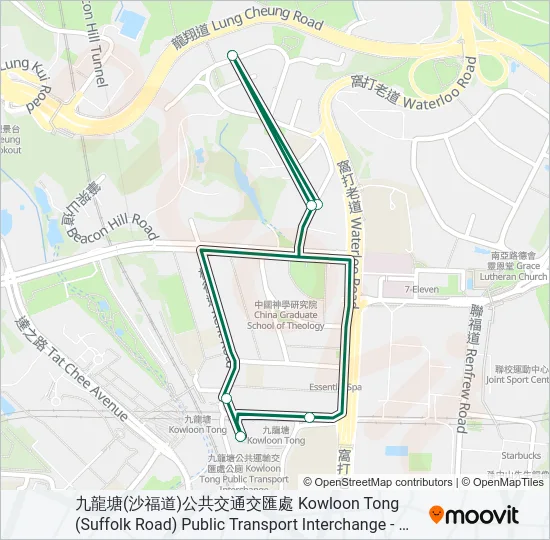 29B Bus Line Map