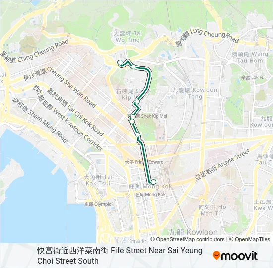 30A Bus Line Map