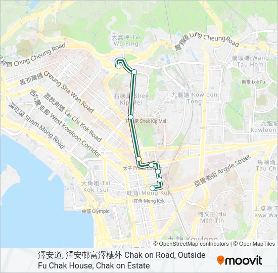 30A Bus Line Map