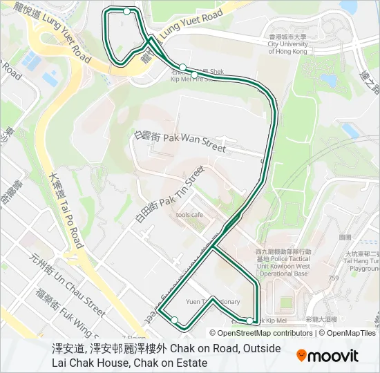 30B Bus Line Map