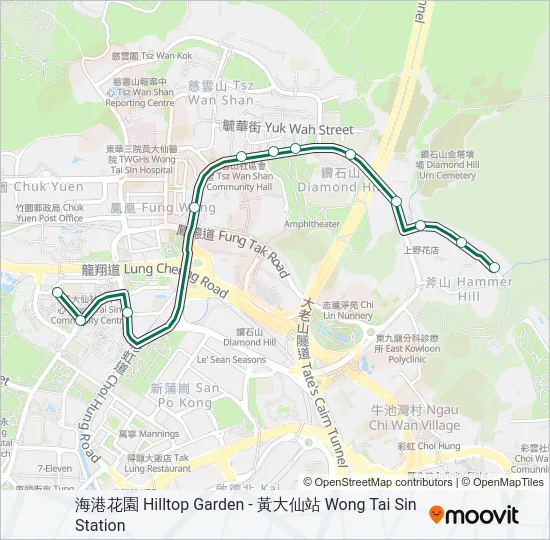 33M Bus Line Map