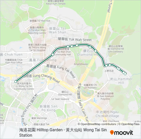 33M Bus Line Map