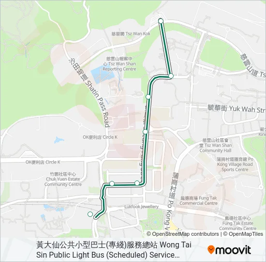 37A Bus Line Map